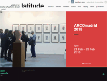 Tablet Screenshot of latitudebrasil.org